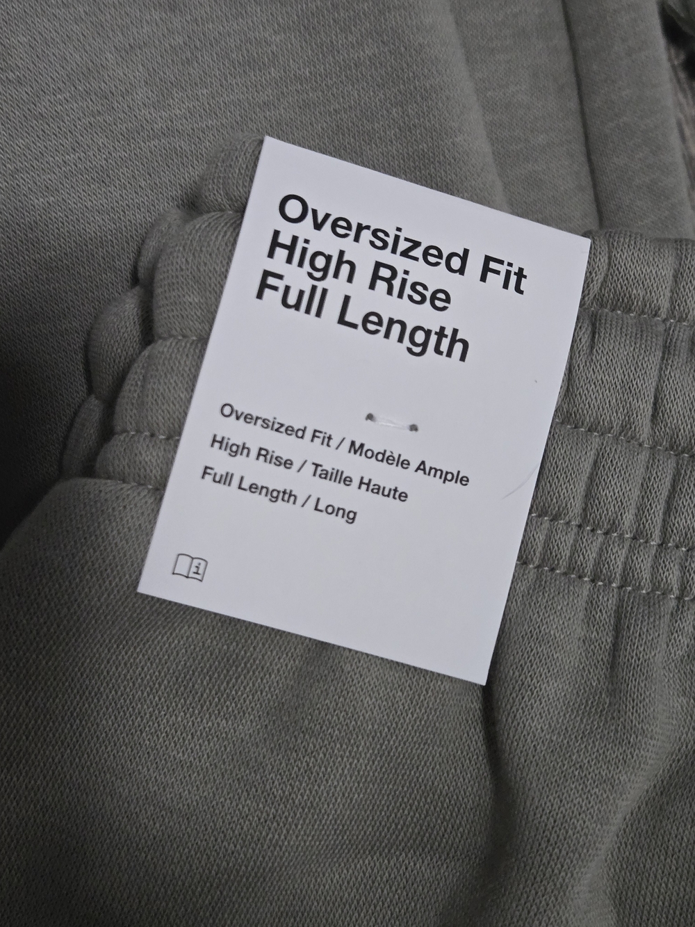 Nike Sage Oversized Jogger Sweatpants with White Swoosh - Picture 5 of 5